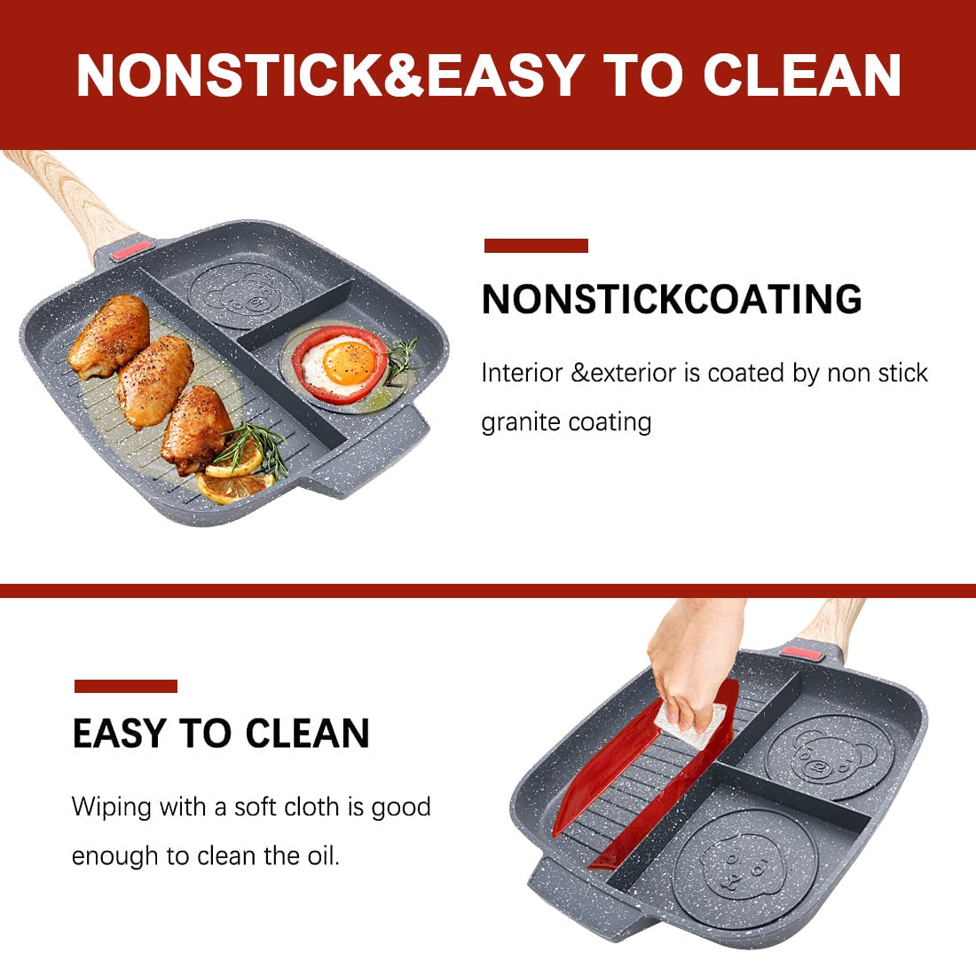 3-Section Breakfast Skillet