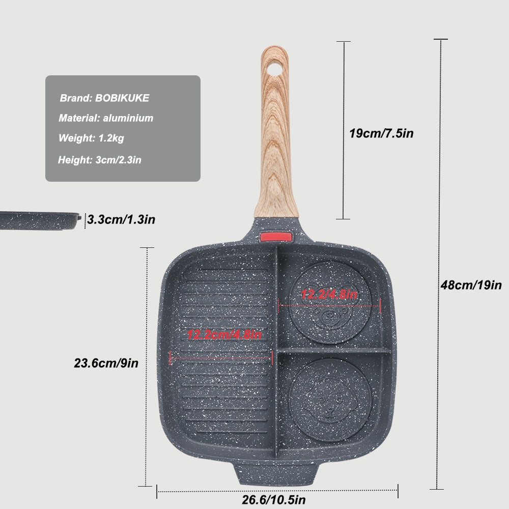 3-Section Breakfast Skillet