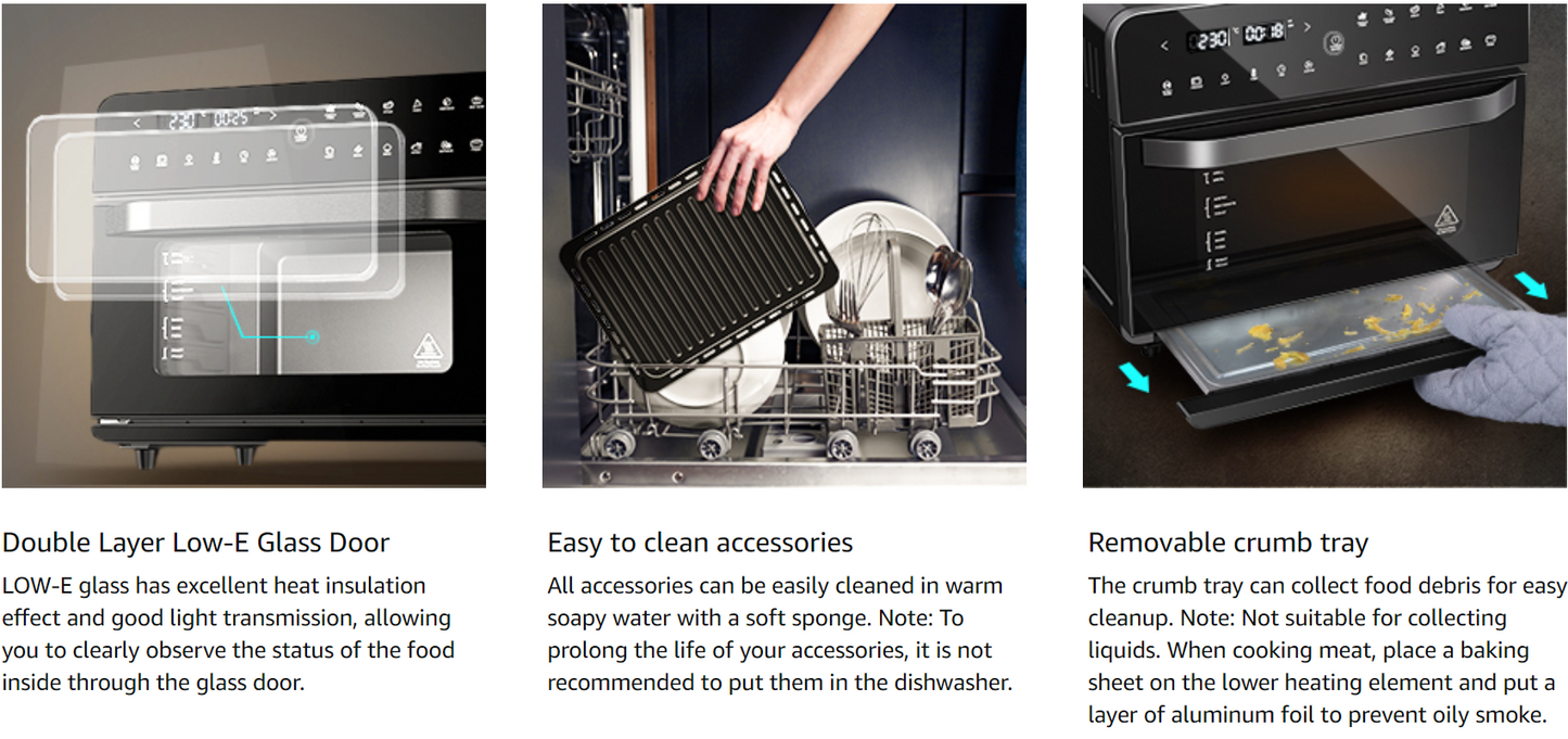 25L Touchscreen Air Fryer
