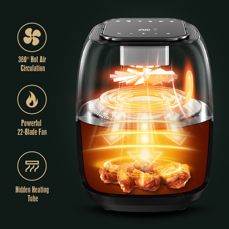 YAXIICASS 6L Air Fryer