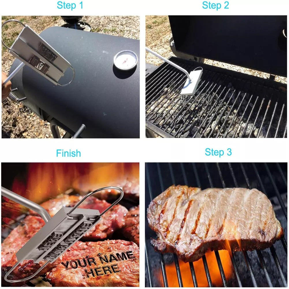 CUSTOMIZABLE HOT STAMP FOR BBQ