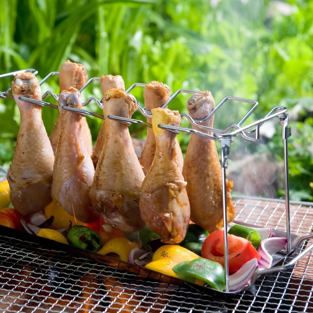 Roasted Chicken Rack Holder