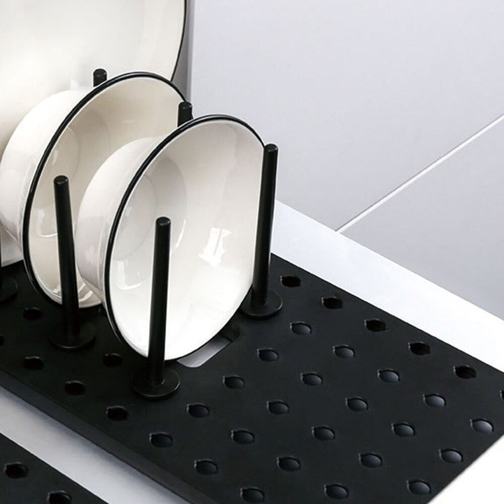 Drawer Retractable Tableware Rack