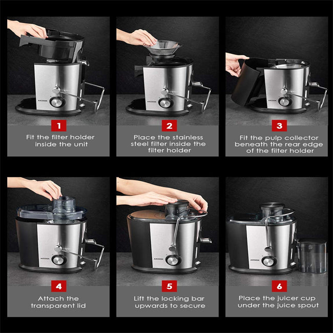 400W Dual-Speed Centrifugal Juicer