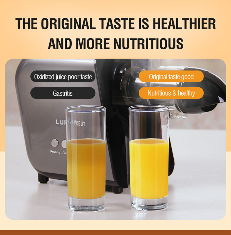 Cold press juicer