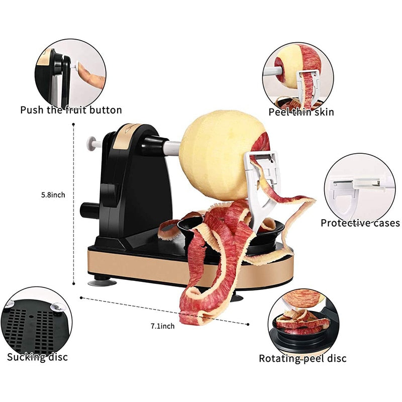 Hand-cranked Multifunctional Fruit Peeler