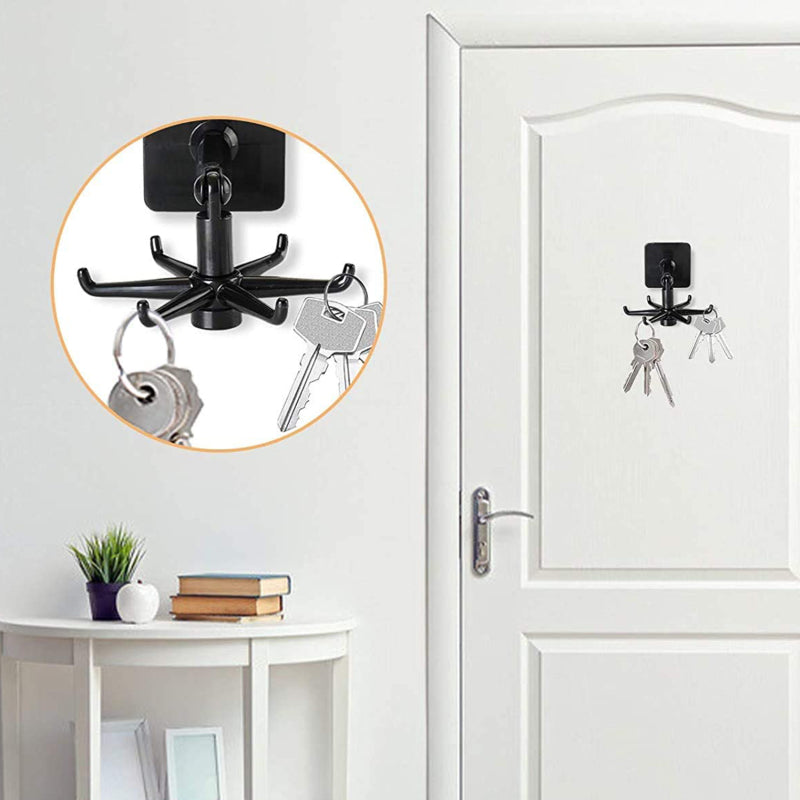 360 Rotatable Six-claw Rack