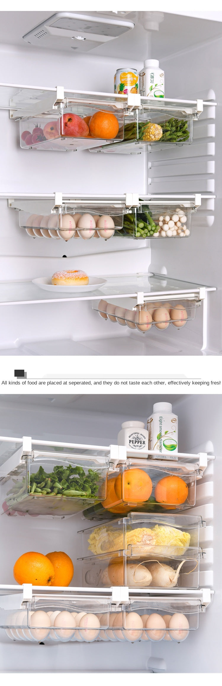 Ref Under Shelf Rack