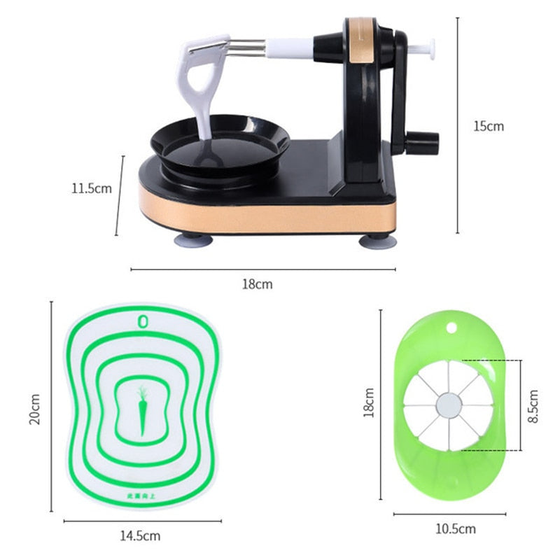 Hand-cranked Multifunctional Fruit Peeler