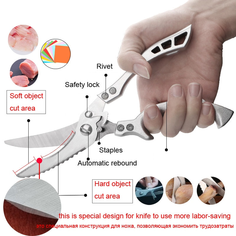 Powerful Chicken Bone Scissors