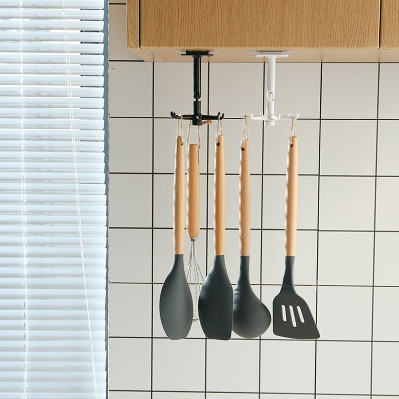 360 Rotatable Six-claw Rack