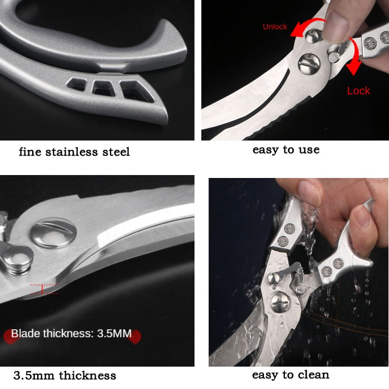 Powerful Chicken Bone Scissors