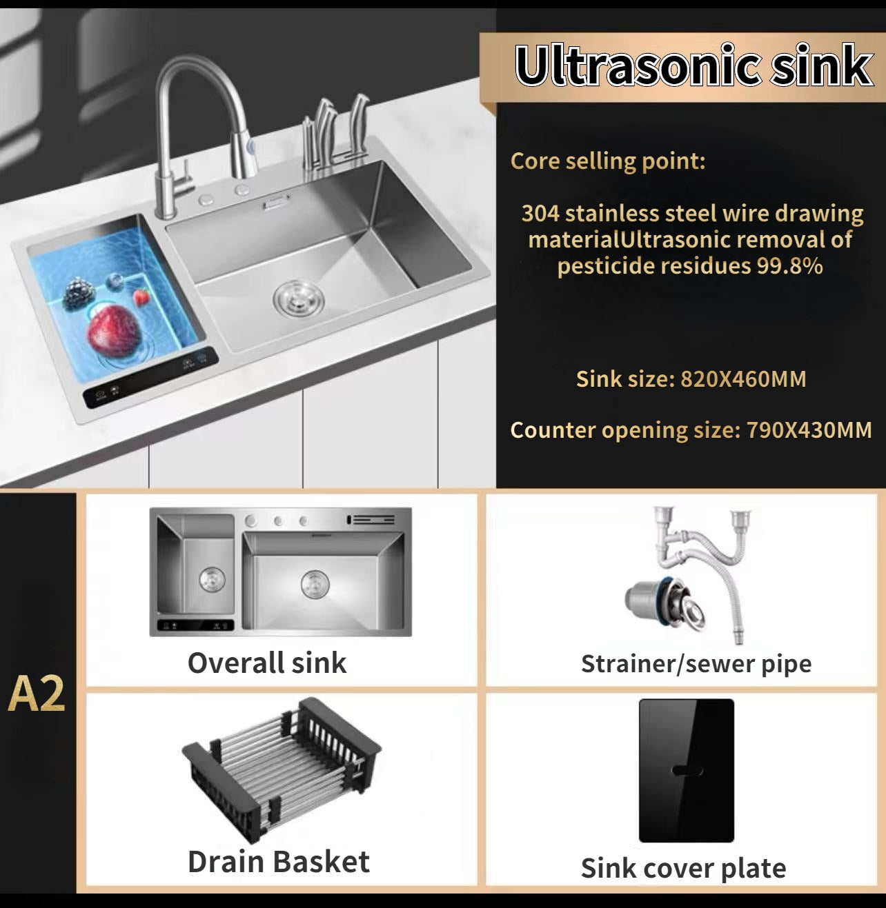 Ultrasonic Sink