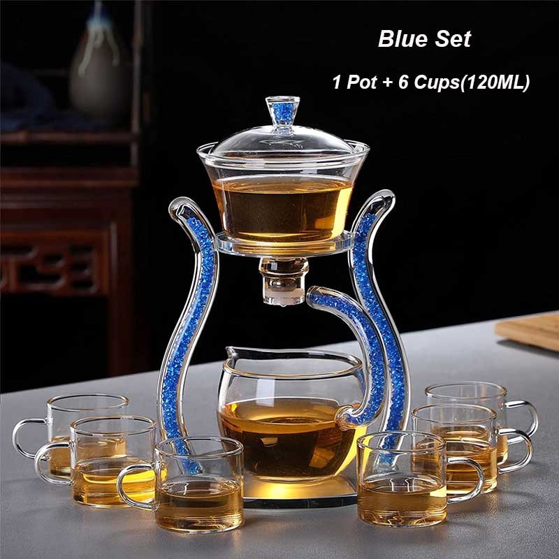 Crystal Glass Teapot Set