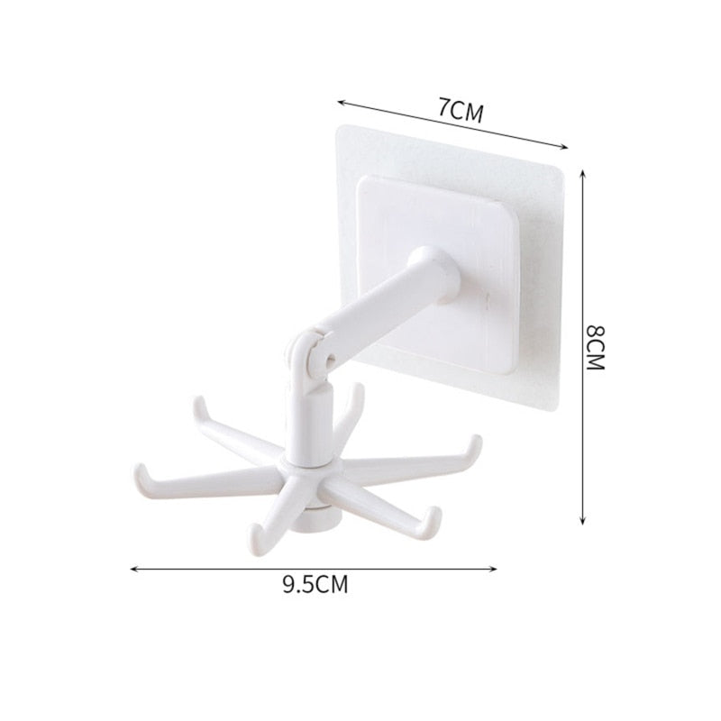 360 Rotatable Six-claw Rack