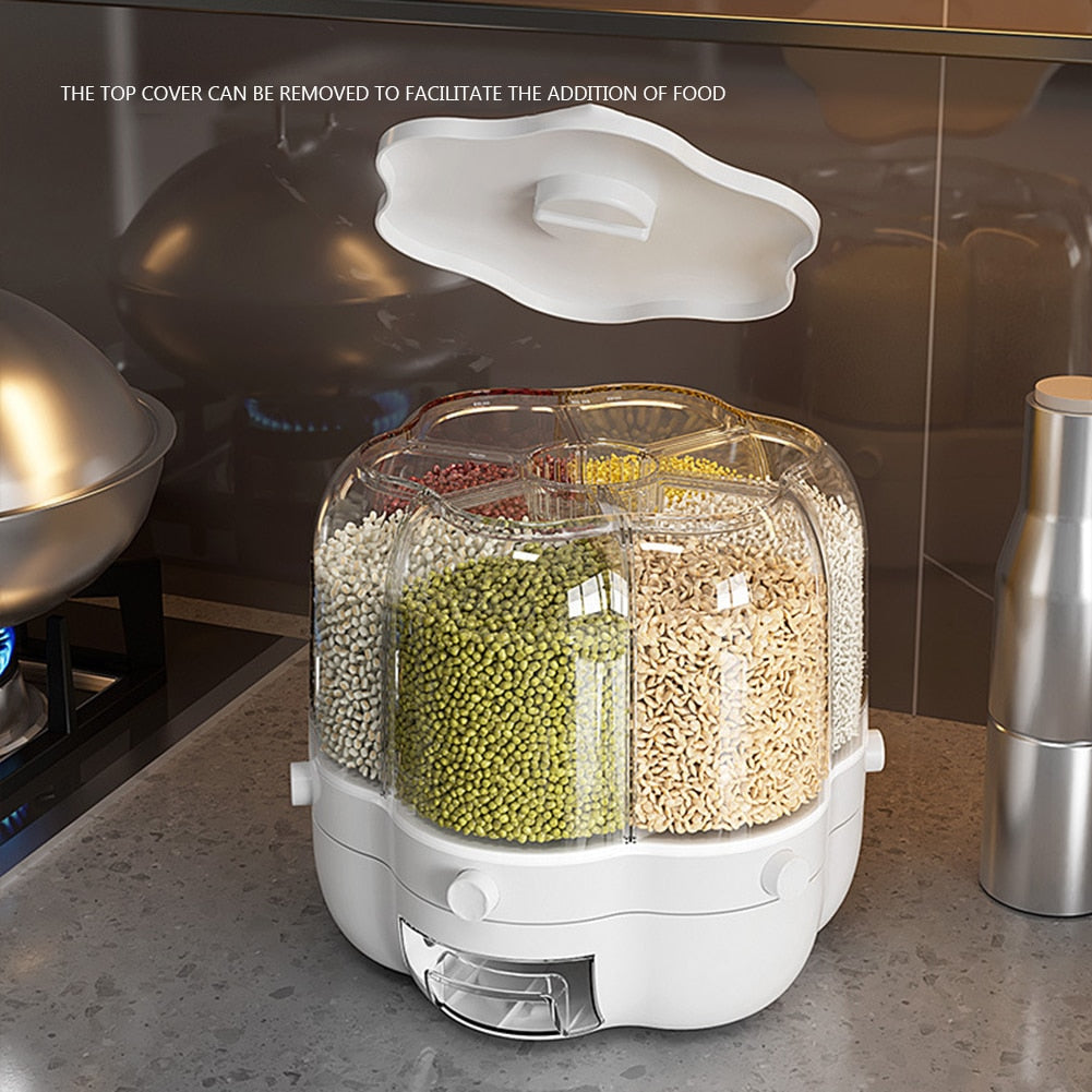 Rotatable Dry Food Dispenser