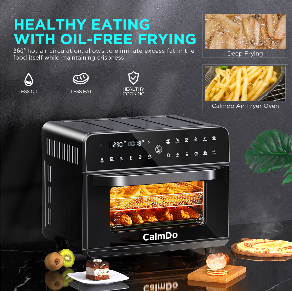 25L Touchscreen Air Fryer