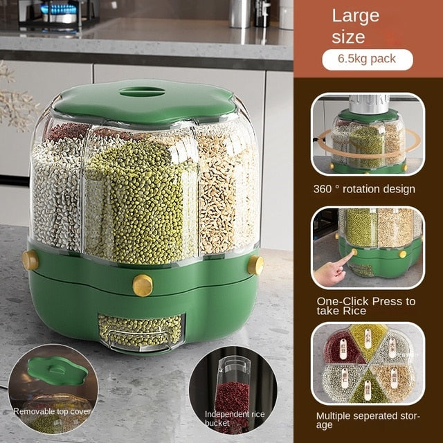 Rotatable Dry Food Dispenser