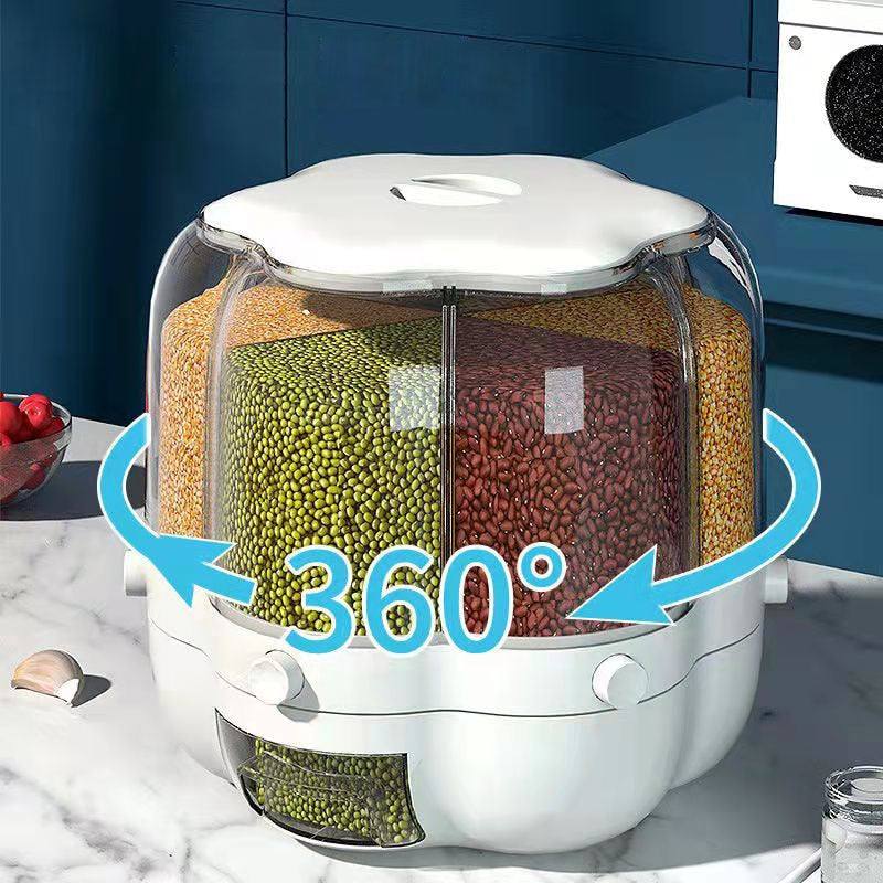 Rotatable Dry Food Dispenser