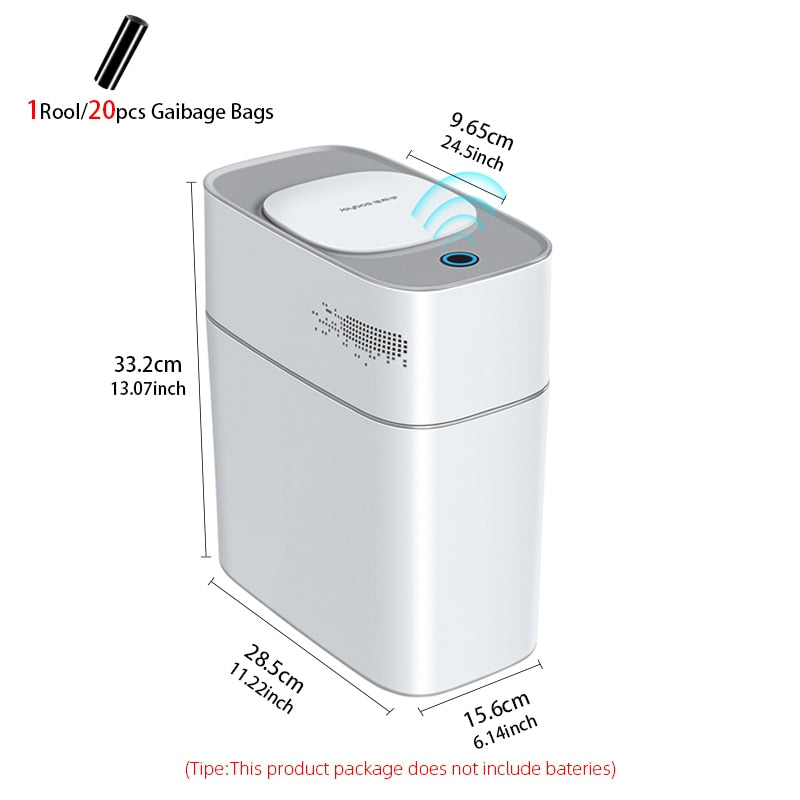 14L Smart Bathroom Trash
