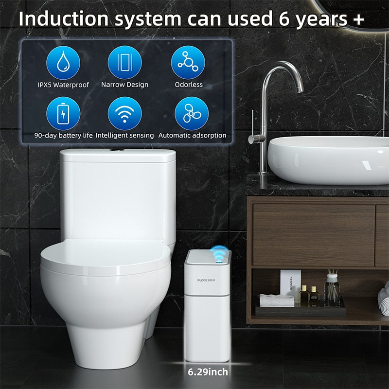 14L Smart Bathroom Trash