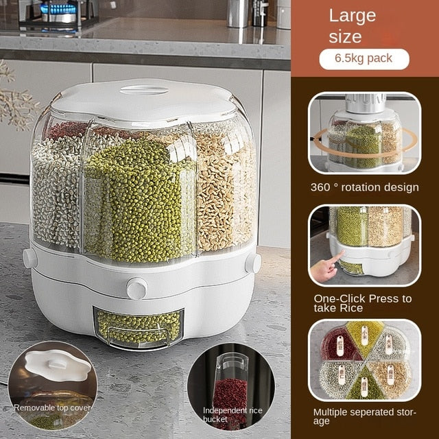 Rotatable Dry Food Dispenser