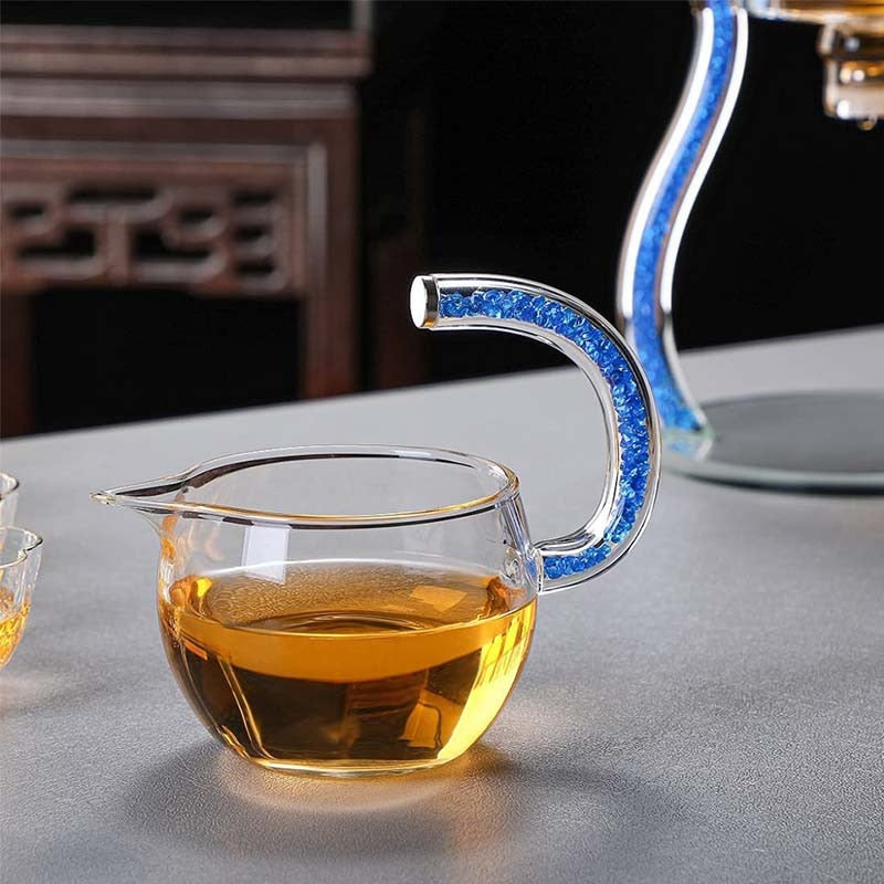 Crystal Glass Teapot Set