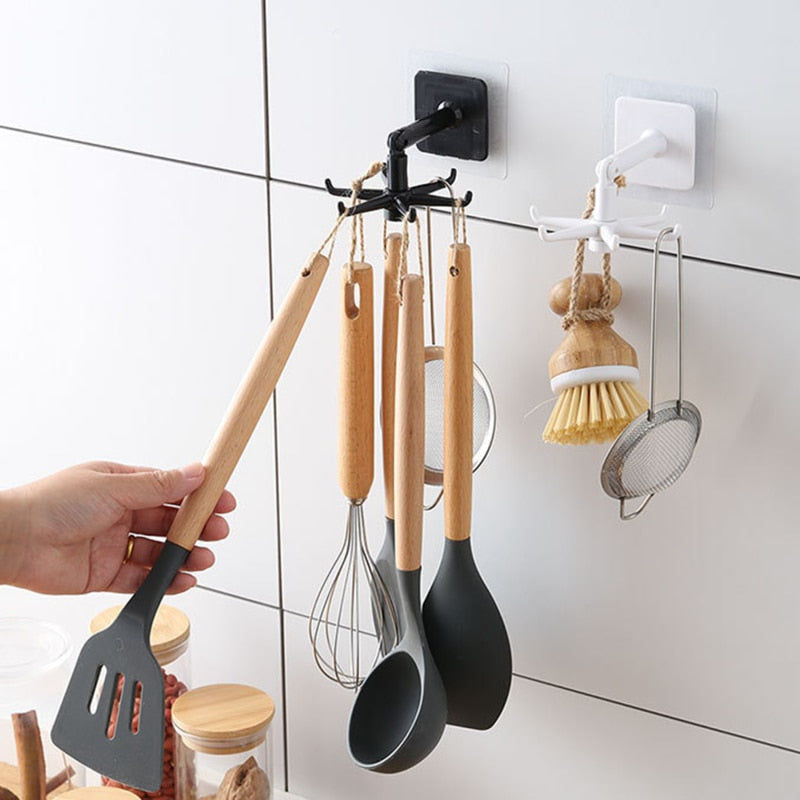 360 Rotatable Six-claw Rack