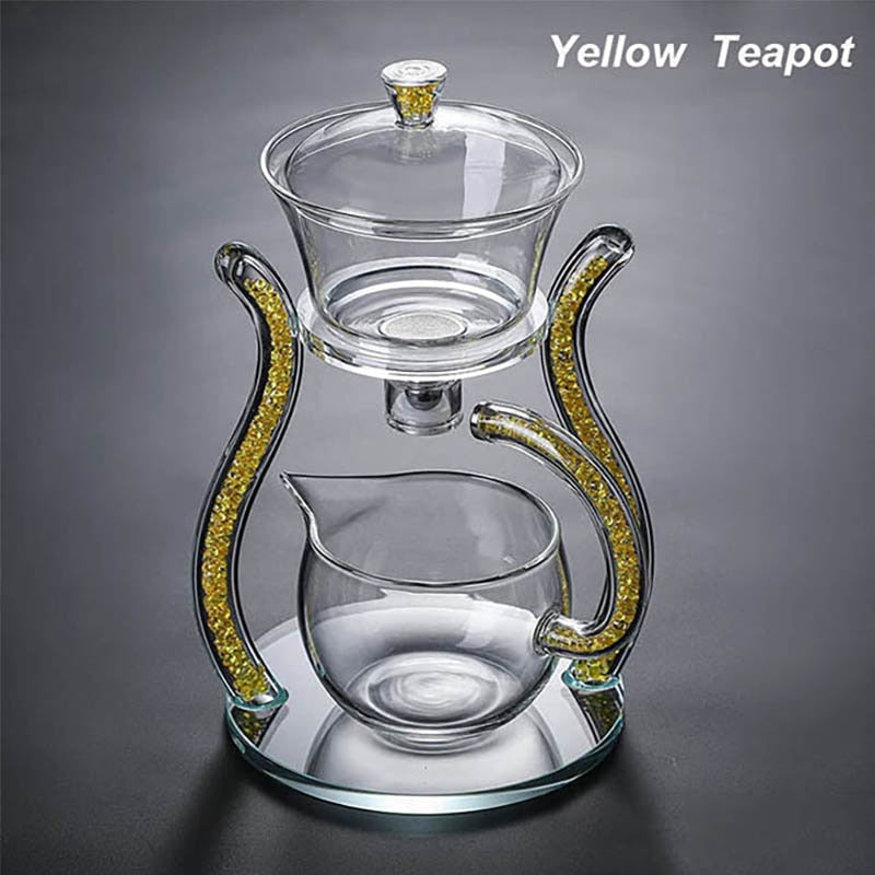 Crystal Glass Teapot Set