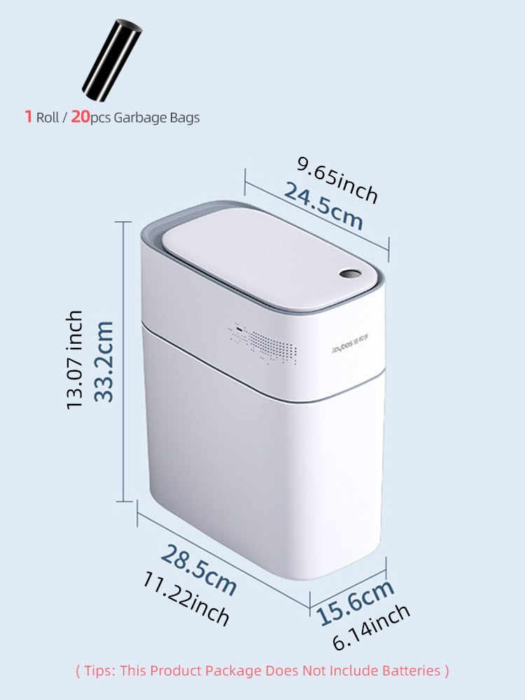 14L Smart Bathroom Trash
