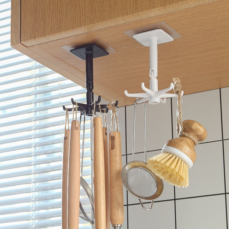 360 Rotatable Six-claw Rack