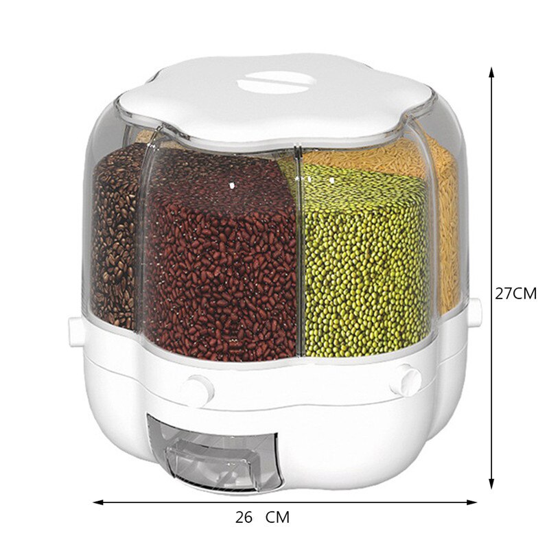 Rotatable Dry Food Dispenser