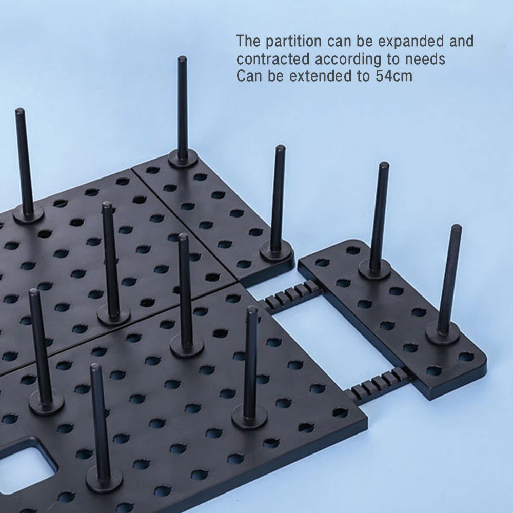 Drawer Retractable Tableware Rack