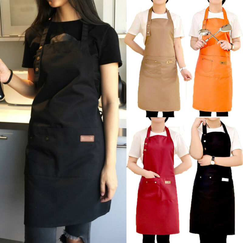 Apron With 2 Waist Pockets