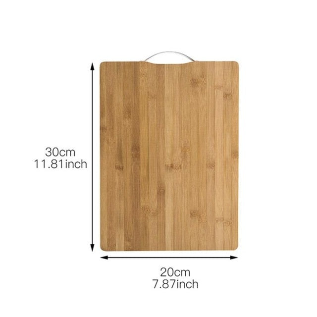 Bamboo square cutting board