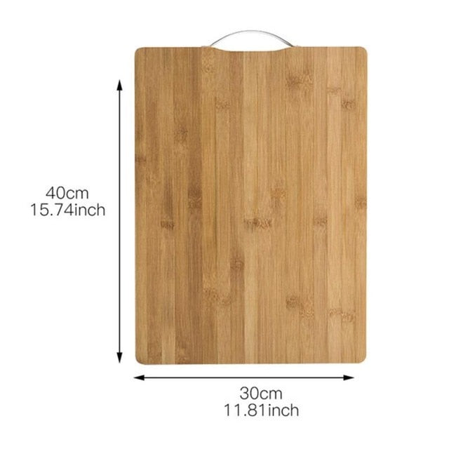 Bamboo square cutting board
