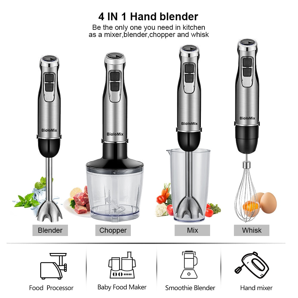 4-in-1 High Power Hand Blender