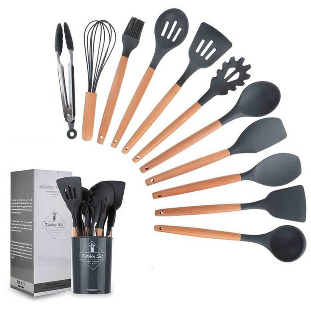 Silicone Cooking Utensil Set