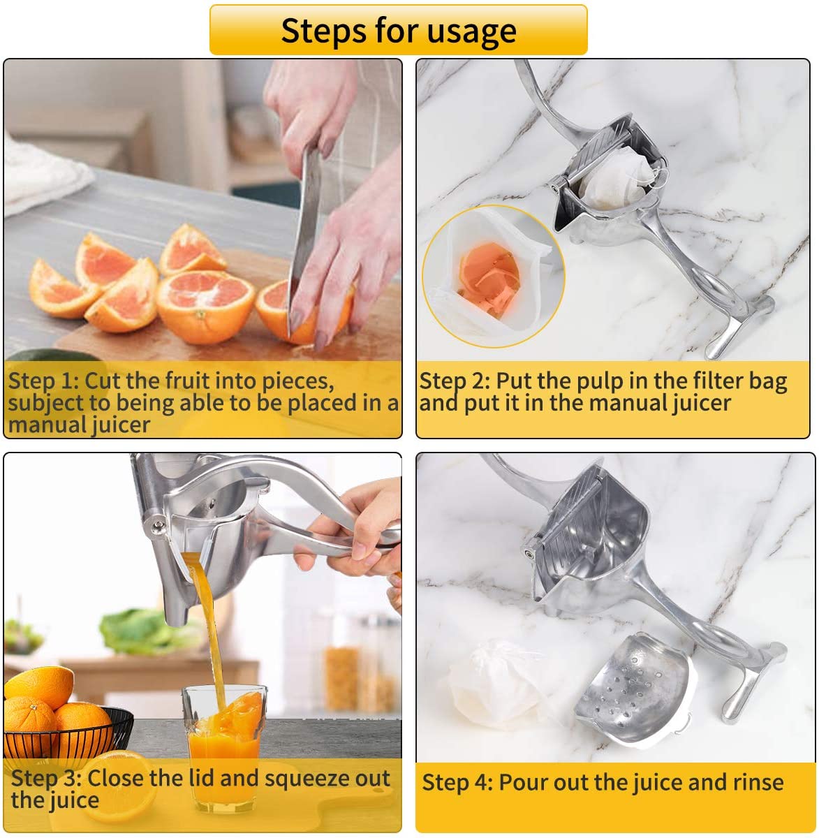 Aluminum Manual Juicer
