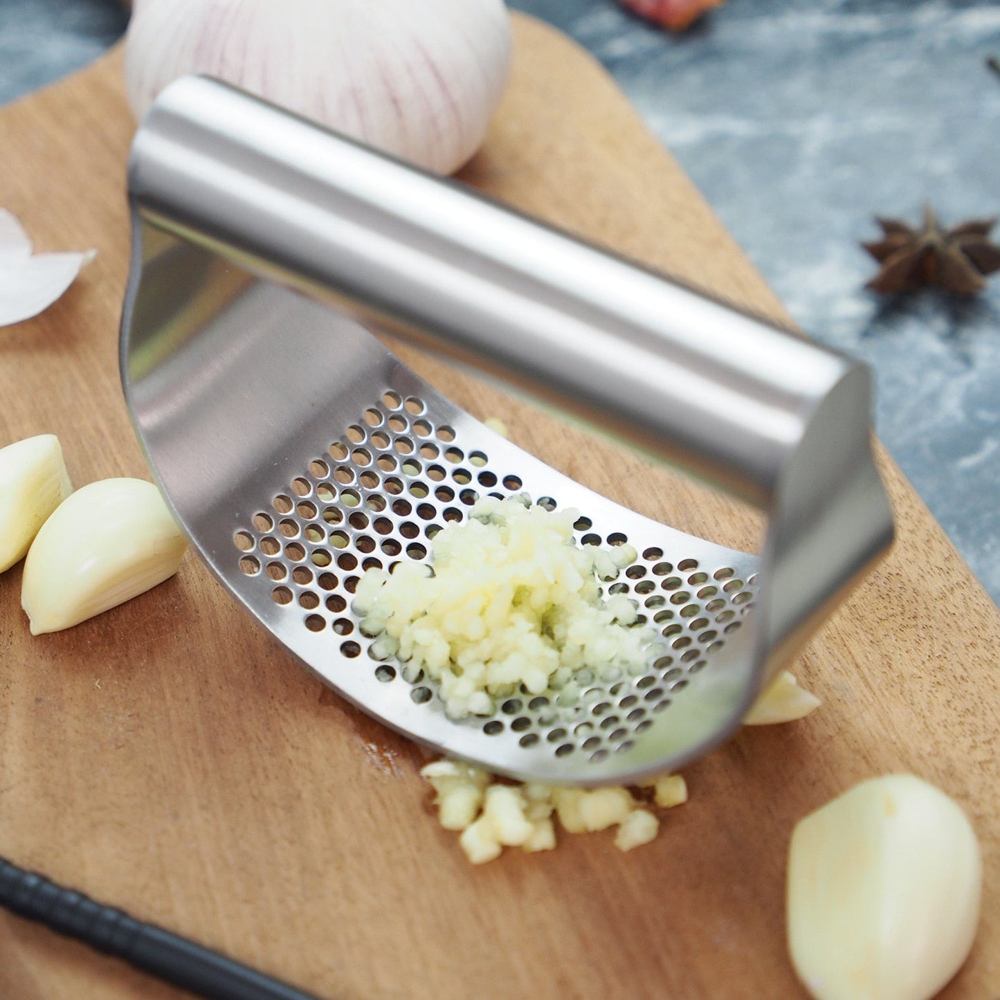 Stainless Garlic Mincer