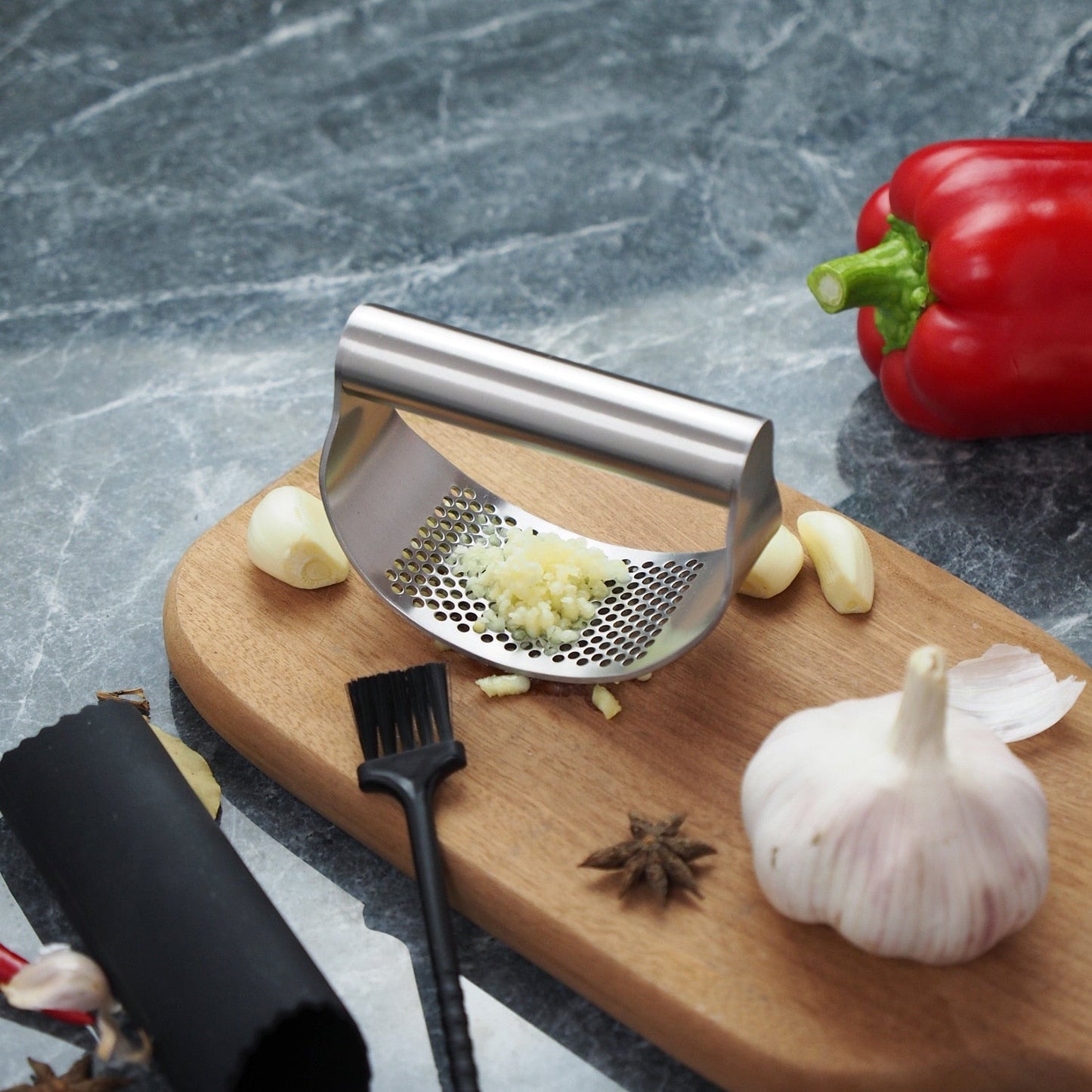 Stainless Garlic Mincer