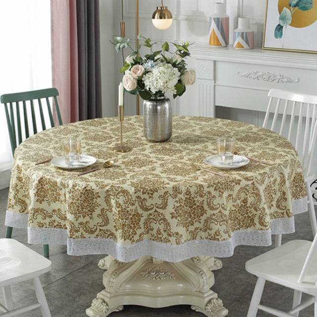 PVC Lace Tablecloth