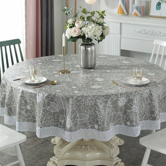 PVC Lace Tablecloth