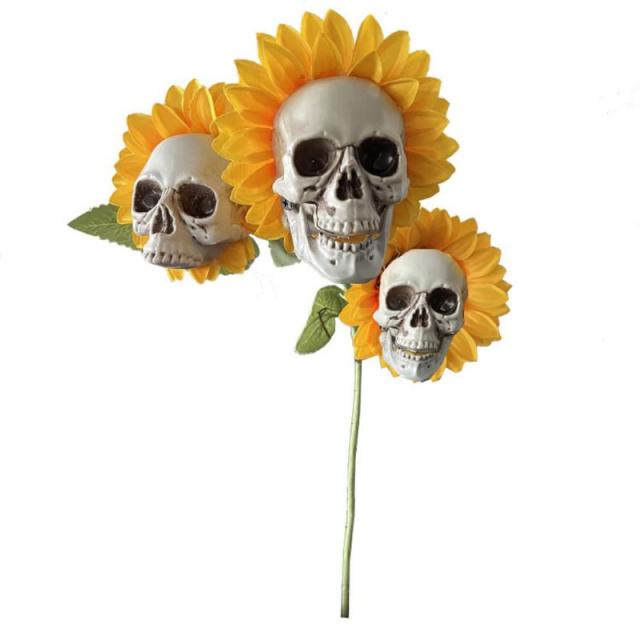 Halloween decor skull