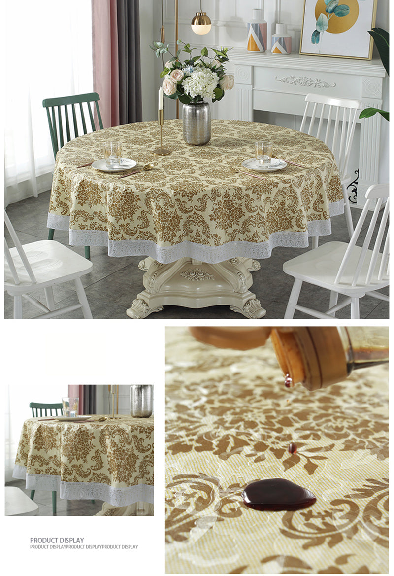 PVC Lace Tablecloth